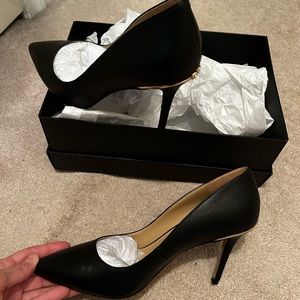 Size 9 Coach black leather worn twice